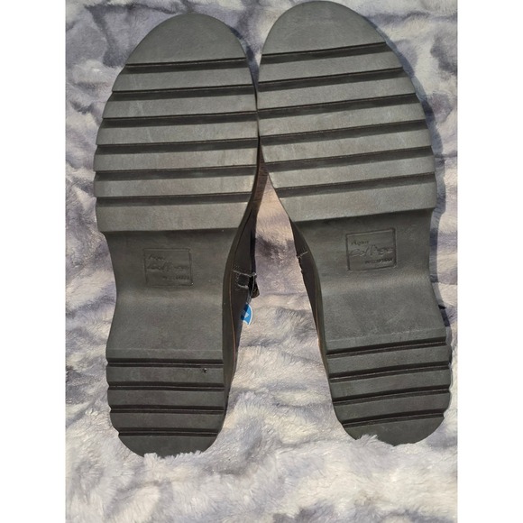 NWB Aqua College Waterproof Gecko Lace-Up Nubuck Leather Buckle Combat Boots‎ 11 - Picture 9 of 11